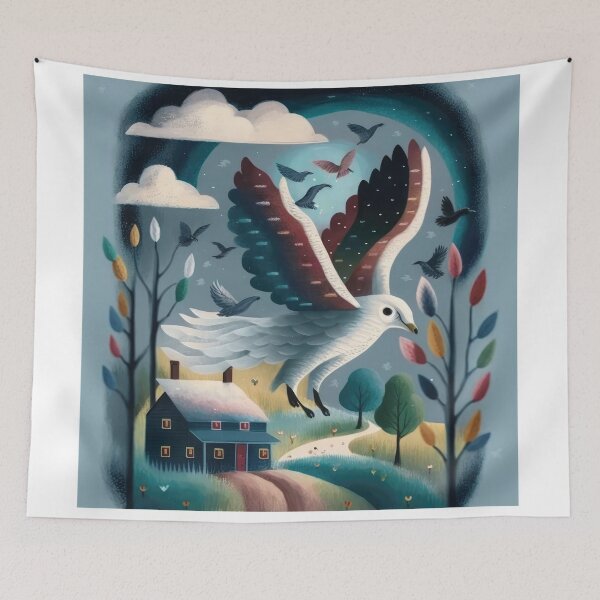 Item preview, Naïve Art Birds 03 designed and sold by thewandswant.
