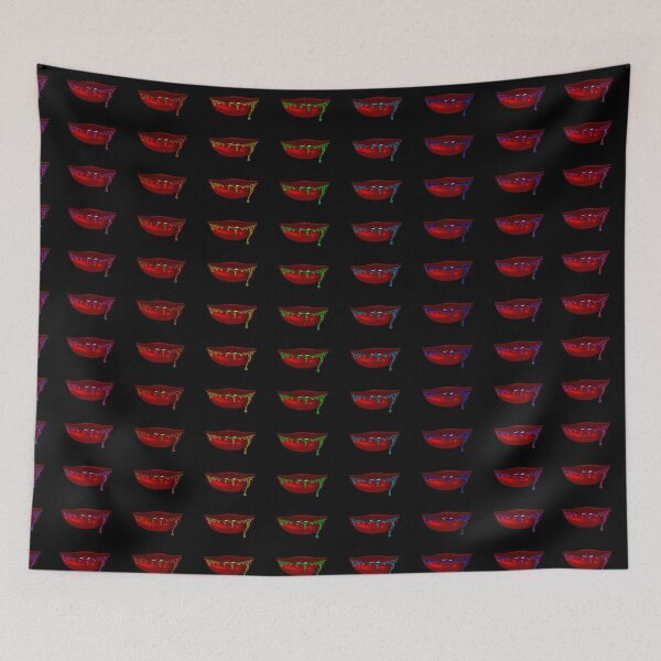 Item preview, Lips Ooze Rainbow Slime designed and sold by PhippsyArt.