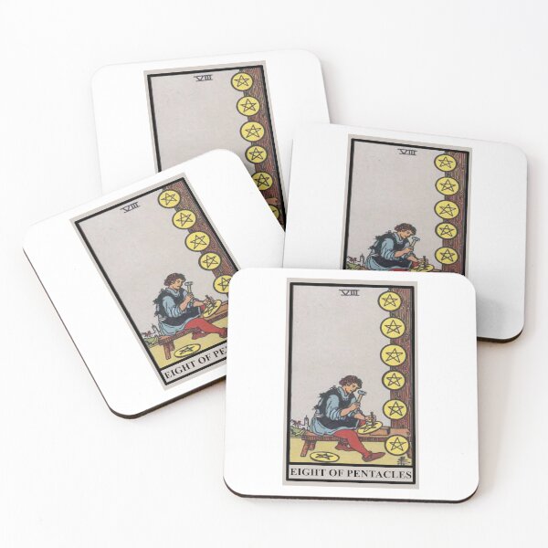 Item preview, EIGHT OF PENTACLES Tarot  designed and sold by modymada.