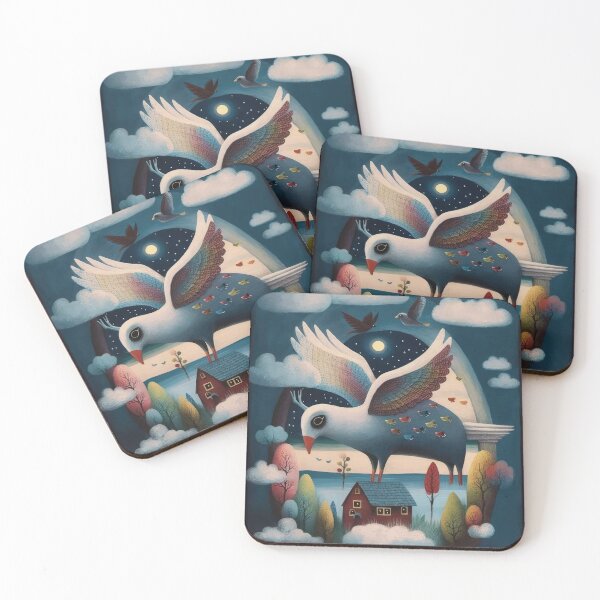 Item preview, Naïve Art Birds 05 designed and sold by thewandswant.