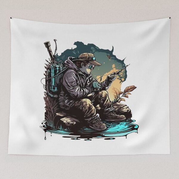 Item preview, Fisherman in the Apocalypse designed and sold by Melcu.