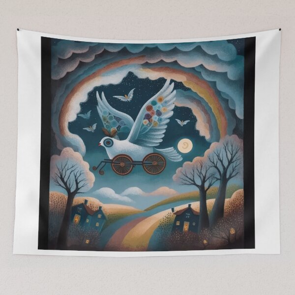 Item preview, Naïve Art Birds 07 designed and sold by thewandswant.