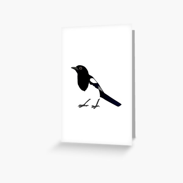 Magpie Greeting Card
