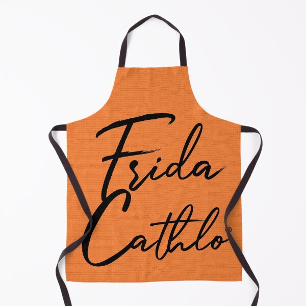 Item preview, Orange Text B back Cat Frida Cathlo version of - Frida Kahlo designed and sold by Jaime Ortiz.
