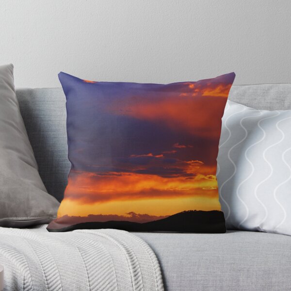 Sunset in Elba 2 Throw Pillow