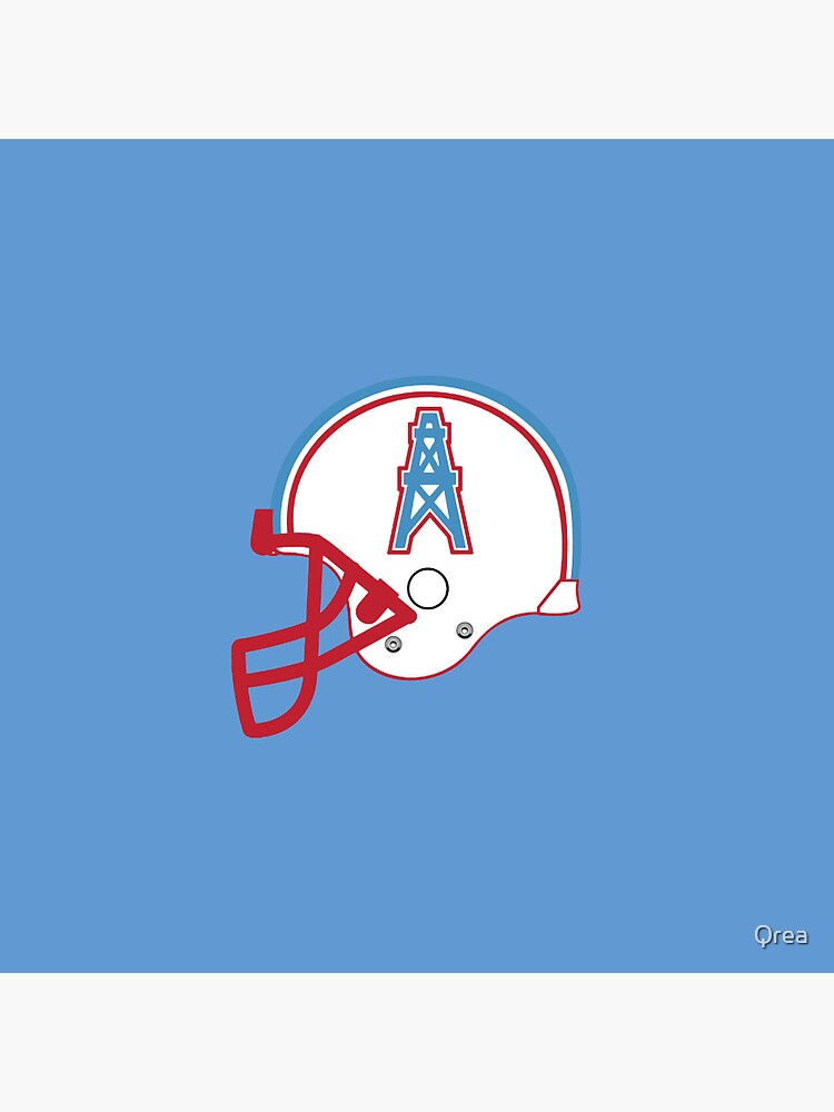 Houston Oilers vintage american football team helmet emblem Pin