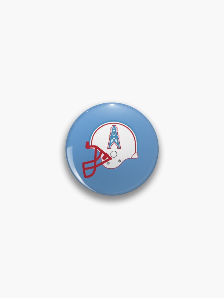 Houston Oilers vintage american football team helmet emblem Art