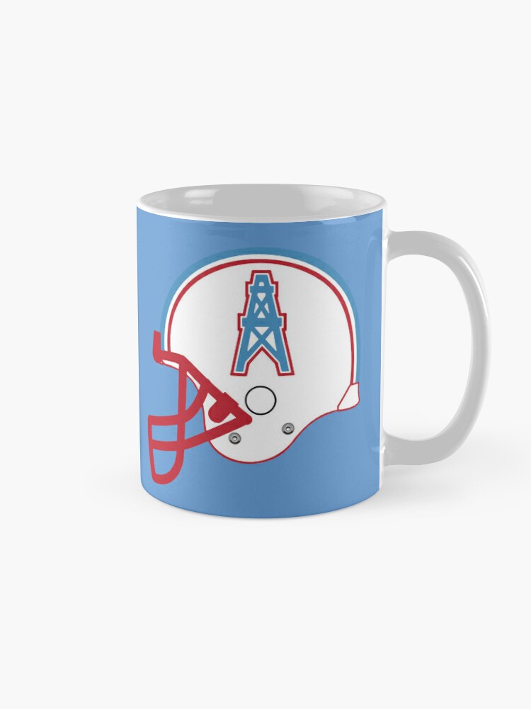 Houston Oilers vintage american football team helmet emblem