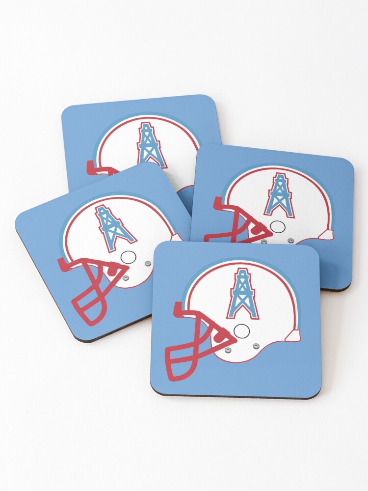 Houston Oilers vintage american football team helmet emblem