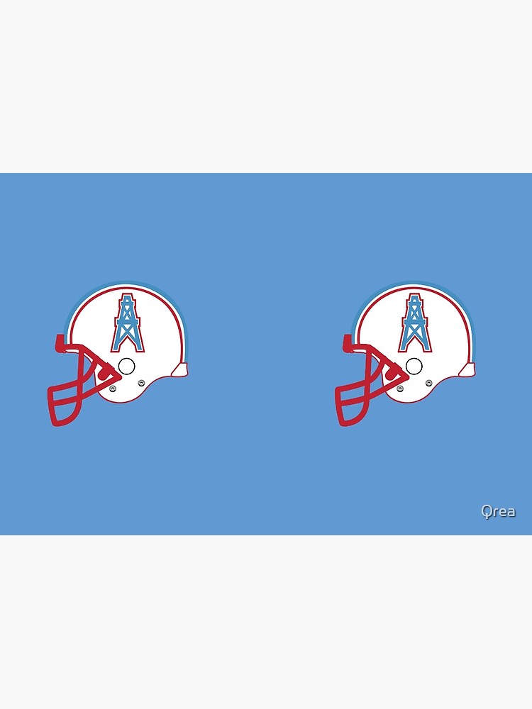 Houston Oilers vintage american football team helmet emblem