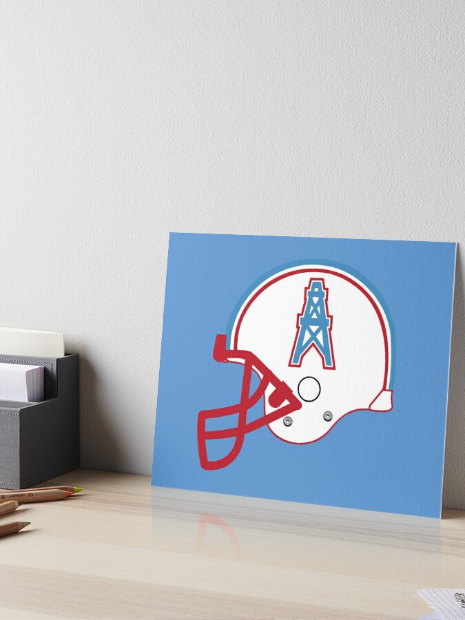 Houston Oilers vintage american football team helmet emblem