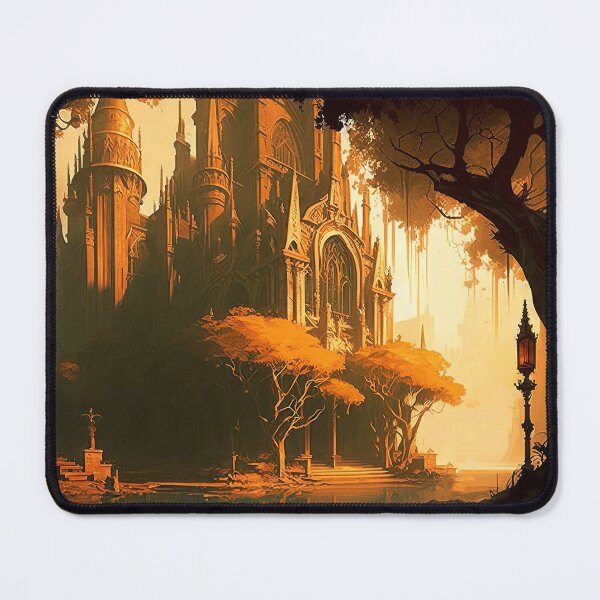 Item preview, The Elven city of Isaena Aethel designed and sold by AM FineArtPrints.