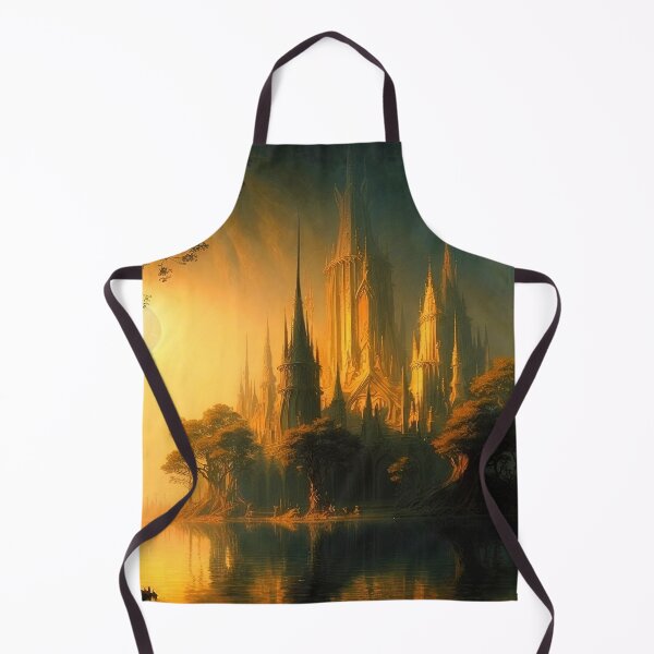 Item preview, The Elven city of Isaena Aethel designed and sold by AM FineArtPrints.