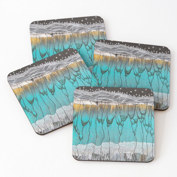 Item preview, Modern abstract marine inspired image - original artwork designed and sold by PatBlancheArt.