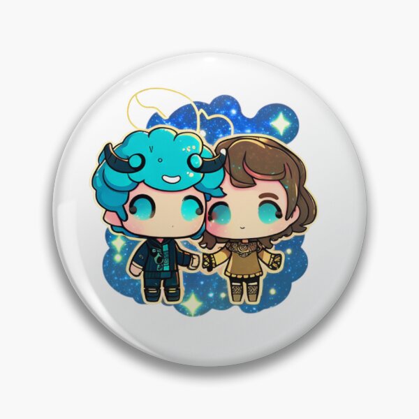 Item preview, Aquarius and Aries couple artistic zodiac design designed and sold by Tanillashop.