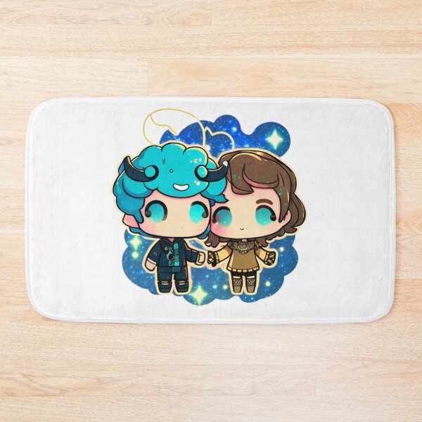Item preview, Aquarius and Aries couple artistic zodiac design designed and sold by Tanillashop.