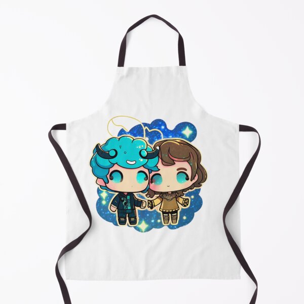 Item preview, Aquarius and Aries couple artistic zodiac design designed and sold by Tanillashop.