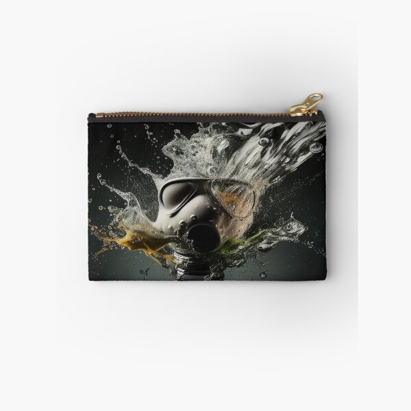 Item preview, Cyberpunk Gasmask Artwork / Gasmask Splashing In Water designed and sold by Unwind-Art-Work.