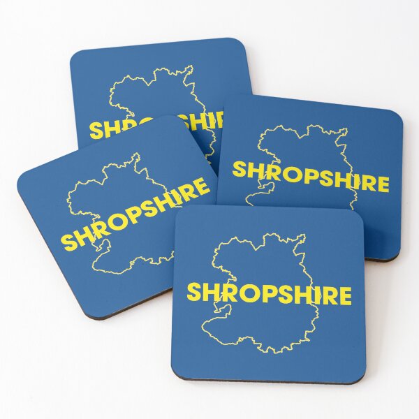 Item preview, Shropshire Map Logo: Yellow designed and sold by TigandMole.