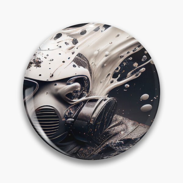 Item preview, Cyberpunk Gasmask Artwork / Gasmask Splashing In Water designed and sold by Unwind-Art-Work.