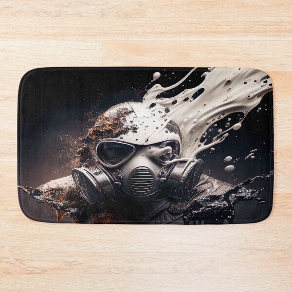 Item preview, Cyberpunk Gasmask Artwork / Gasmask Splashing In Water designed and sold by Unwind-Art-Work.