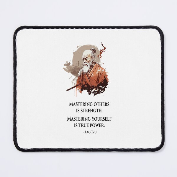Item preview, Mastering yourself - Lao Tzu designed and sold by Kameeno.