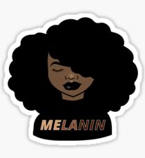 Melanin Afro Woman Shades Drippin Melanin Shirt, Melanin Poppin, Black Girl Magic Sticker
