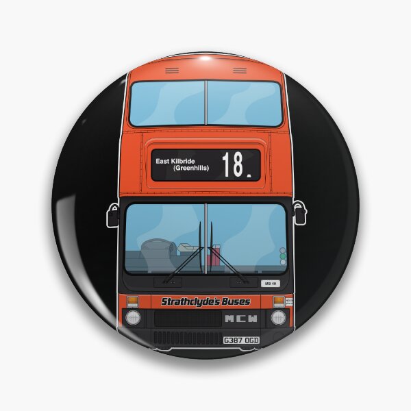 Item preview, Strathclyde Buses MCW Metrobus mk2 MB49 G3870GD Retro Nostalgia Illustration designed and sold by BFXIII.