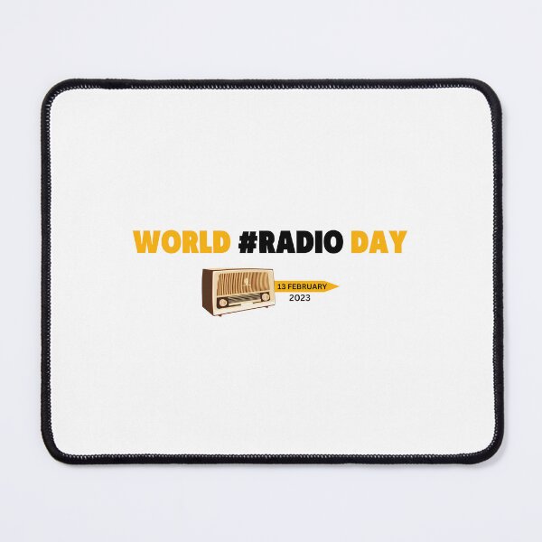 Item preview, World radio day 2023 February 13 designed and sold by xkiyal Art.