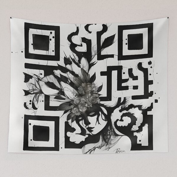 Item preview, QR portrait designed and sold by Lucian Lupescu.