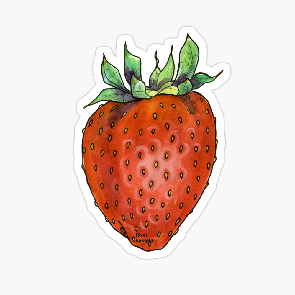 Strawberry Sticker
