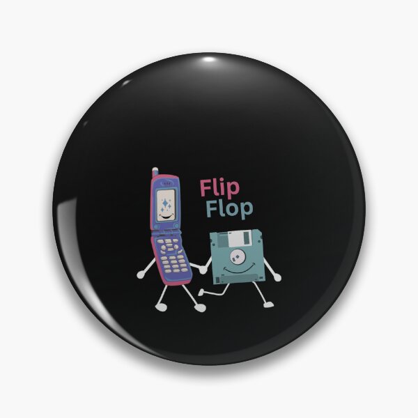 Item preview, Retro Vintage Flip Phone & Floppy Disc  designed and sold by SamXDesigns.