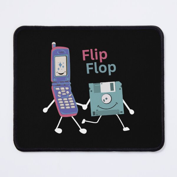 Item preview, Retro Vintage Flip Phone & Floppy Disc  designed and sold by SamXDesigns.