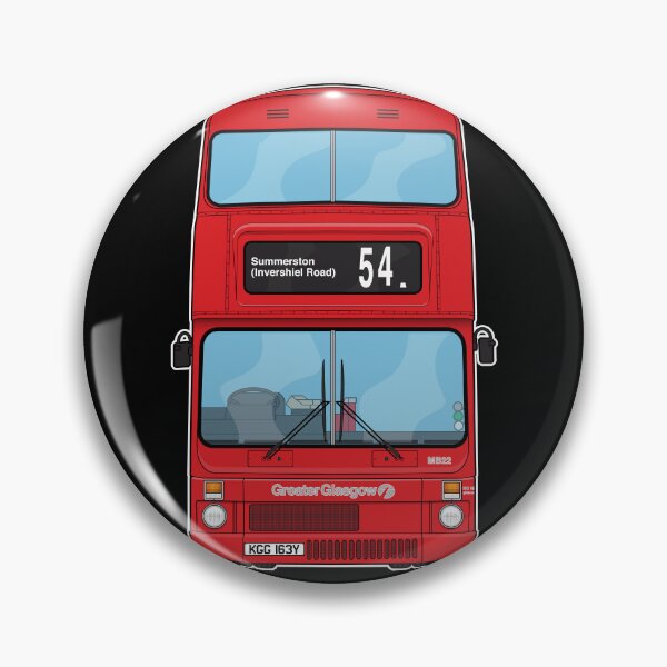 Item preview, First Greater Glasgow MCW Metrobus mk2 MB22 KGG163Y Retro Nostalgia Illustration designed and sold by BFXIII.