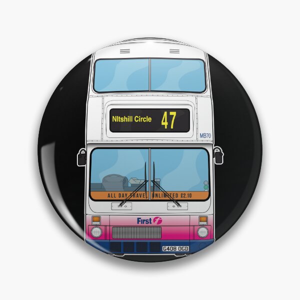 Item preview, First Glasgow MCW Metrobus mk2 MB70 G4080GD Retro Nostalgia Illustration designed and sold by BFXIII.