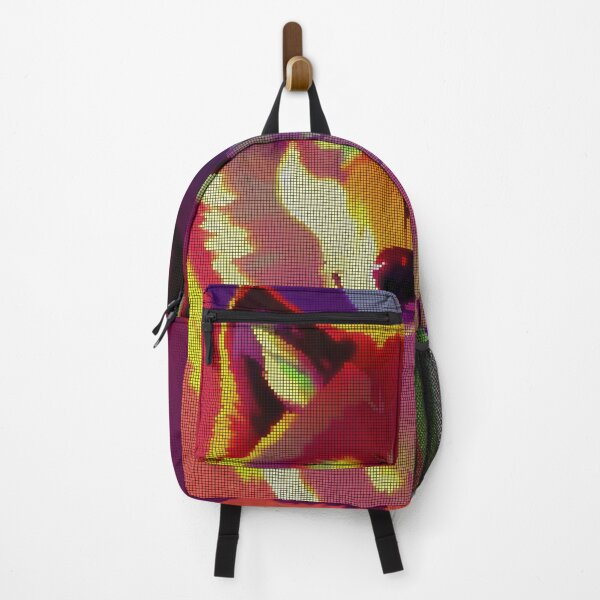 Item preview, Neon Colorful Abstract Wolf 8-bit Pixel Art designed and sold by PixelDripped.