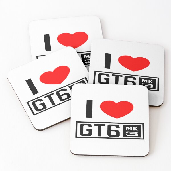 Item preview, I Heart Love Triumph GT6 designed and sold by CellularSong.