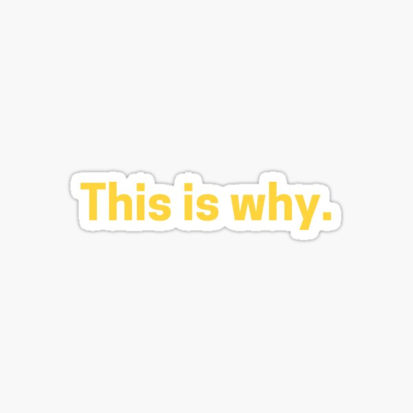 PARAMORE BAND - THIS IS WHY Sticker