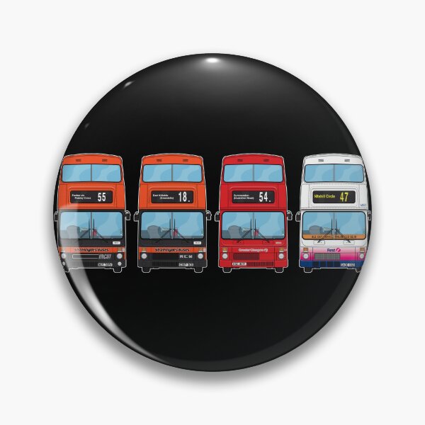 Item preview, Glasgow MCW Metrobus mk2 collection Retro Nostalgia Illustration designed and sold by BFXIII.