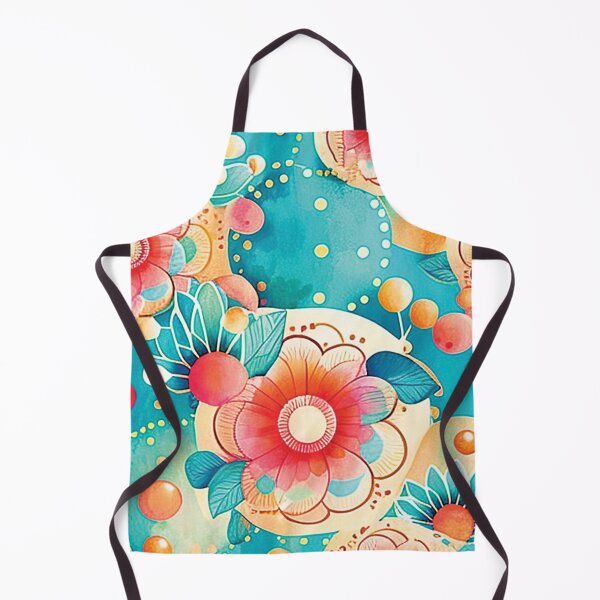 Item preview, Abstract Colorful Geometric and Floral Surface Art designed and sold by LotusBlanc.