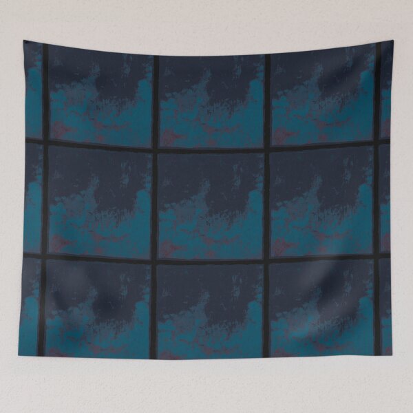 Item preview,  Citywave through Window in Midnight Blue designed and sold by BlackArtichoke.