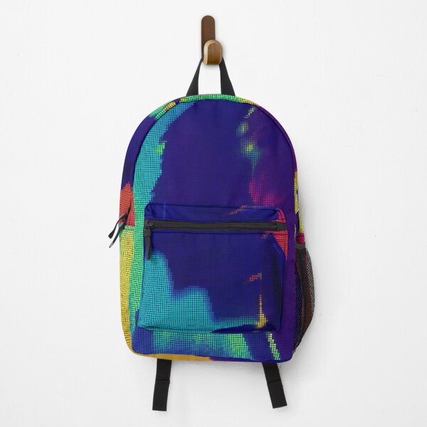Item preview, Neon Colorful Abstract Wolf 8-bit Pixel Art designed and sold by PixelDripped.