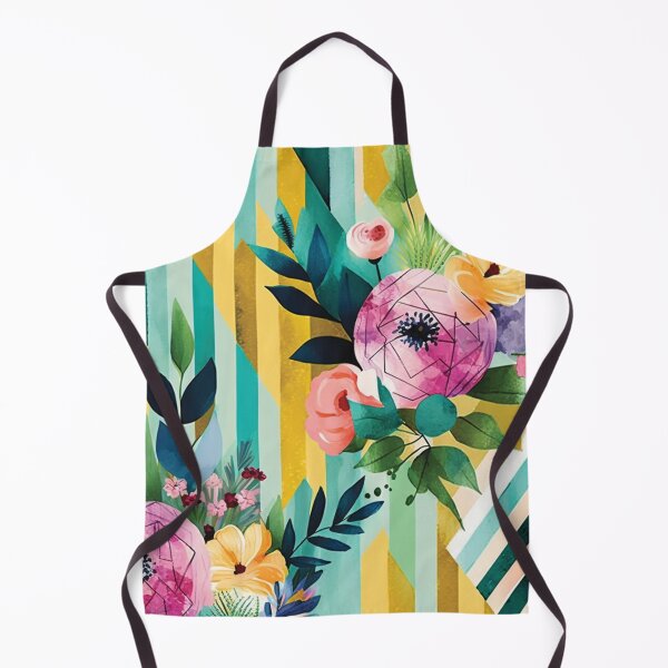 Item preview, Abstract Colorful Geometric and Floral Surface Art designed and sold by LotusBlanc.