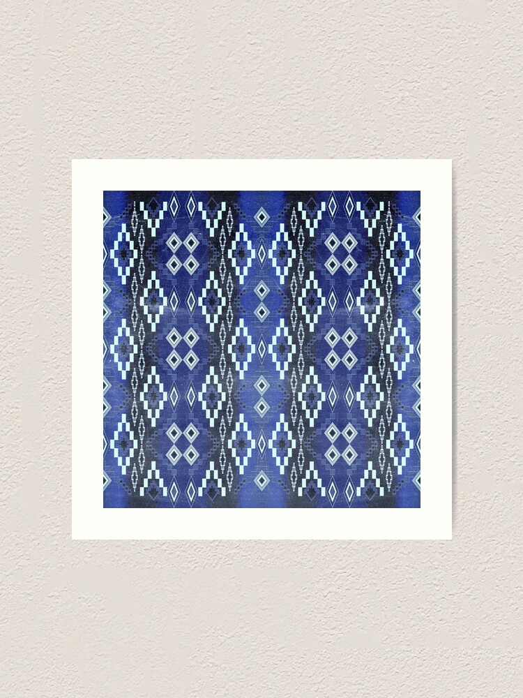 Alternate view of Denim Ombre' Santa Fe Art Print