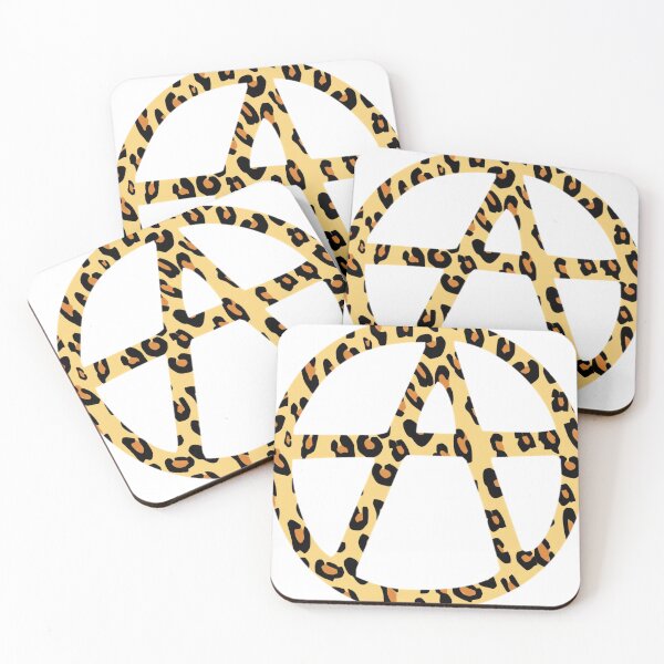 Item preview, Leopard Print Anarchy Symbol  designed and sold by iledelswertt.