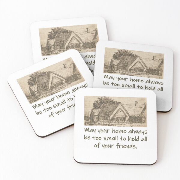 Item preview, May Your Home Always Be Too Small - Home Quote  designed and sold by CrankyOldDude.