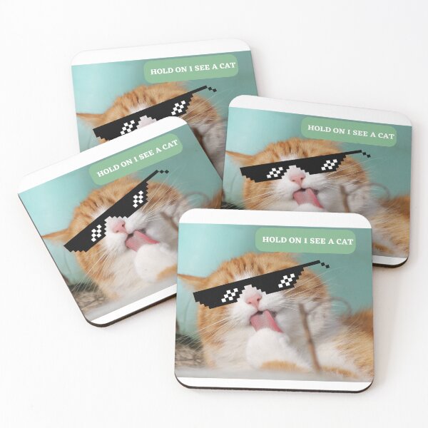 Item preview, Hold on i See a Cat Funny Thug Cat designed and sold by Your  Dream.