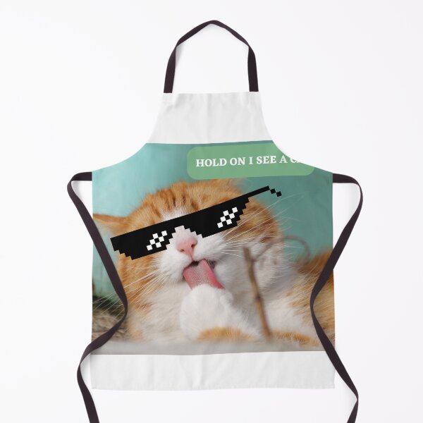 Item preview, Hold on i See a Cat Funny Thug Cat designed and sold by Your Dream.