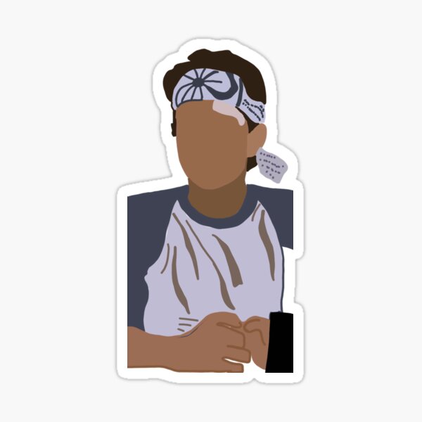 Aperçu de l'œuvre Daniel Larusso Sticker créée et vendue par Braelynnpaul07.