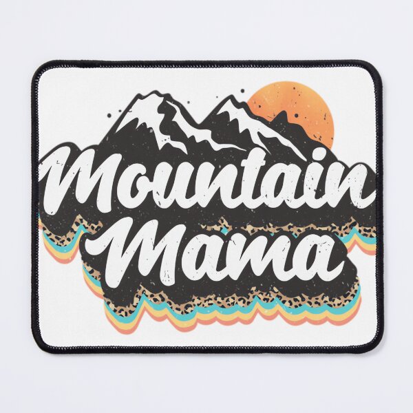 Item preview, Leopard Print Mountain Sunset Mountain Mama designed and sold by iledelswertt.